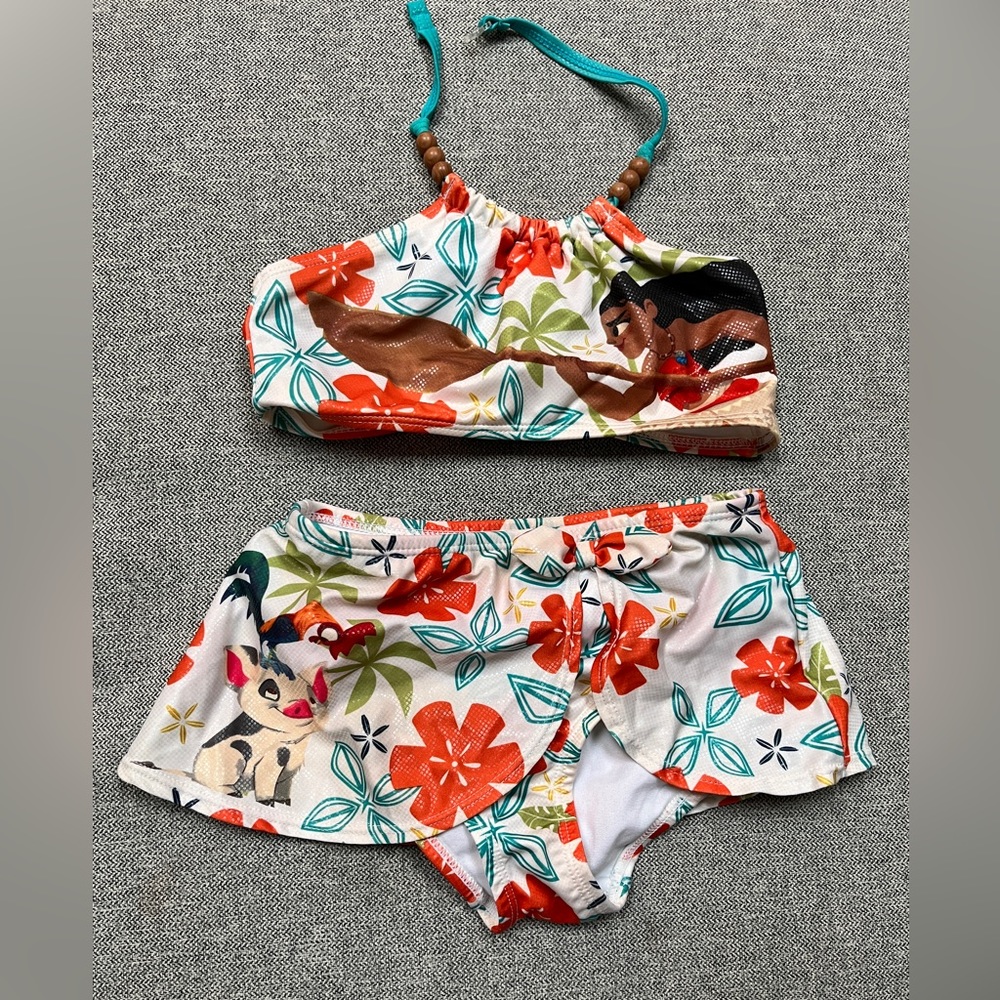 Disney Girls Moana bikini size 5-6